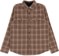Independent Belmont Flannel Shirt - brown/tan