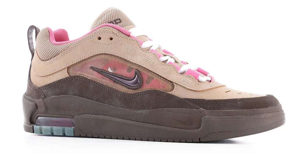 Nike SB Air Max Ishod Skate Shoes - hemp/baroque brown/pinksicle