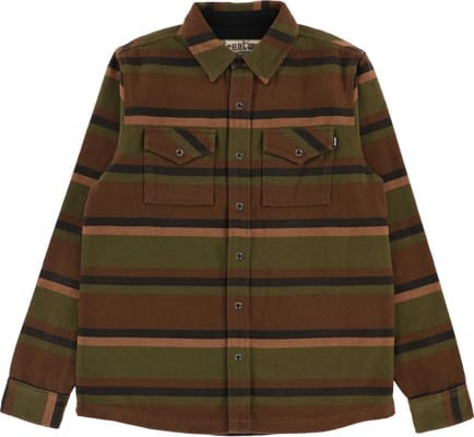 Creature Horizon Flannel Shirt - hunter - view large