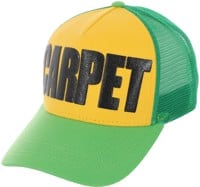 Carpet Carpet Trucker Hat - green/yellow/red