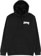 Creature Mono Hoodie - black - front