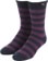 DG Hill Winter Thermal (2 Pack) Sock - navy/purple stripe
