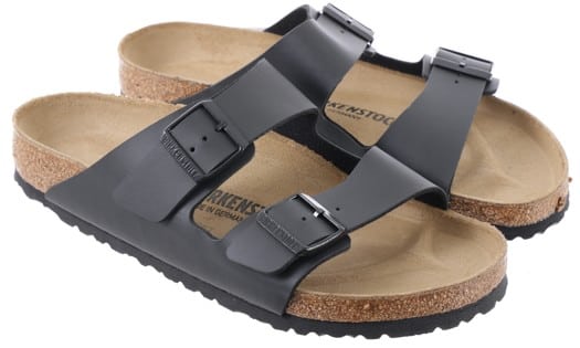 Birkenstock Arizona Soft Footbed Sandals - black suede - view large