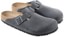 Birkenstock Boston Clog Slide Sandals - black oiled leather