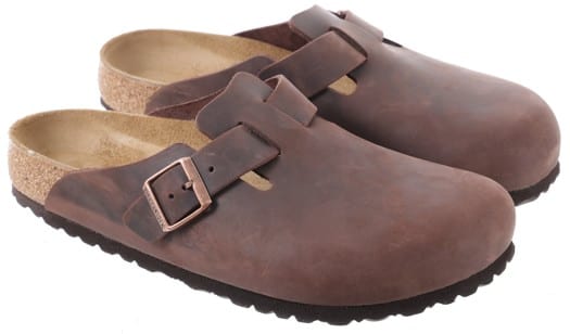 Birkenstock Boston Clog Slide Sandals - habana oiled leather - view large