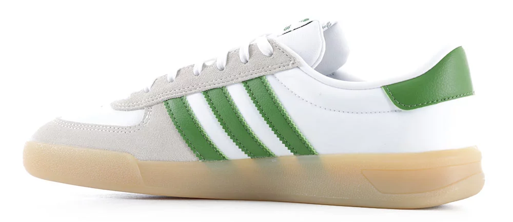 adidas gazelle silver green womens adidas Gazelle ADV Shoes - Unisex - Green / Cloud White / Gold main image 0