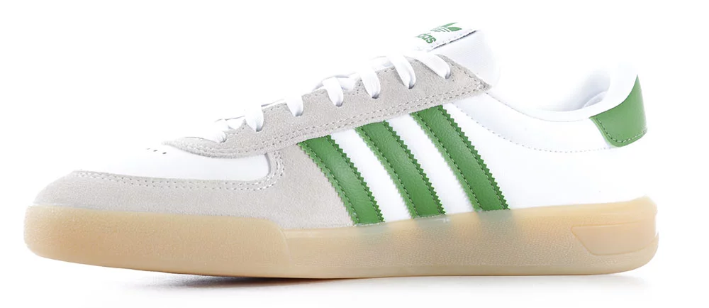 Adidas Glenburn Skate Shoes - footwear white/crew green/gum | Tactics