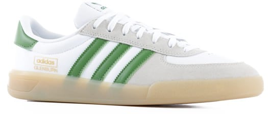 Adidas Glenburn Skate Shoes - footwear white/crew green/gum - view large