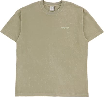 Polar Skate Co. Surf Logo Acid T-Shirt - light green - view large