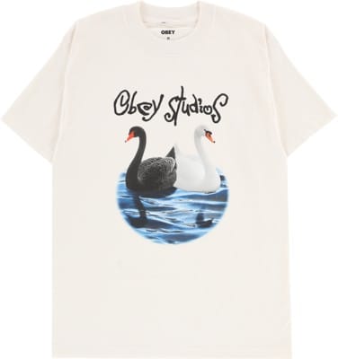 Obey Studios Swan T-Shirt - vintage white - view large