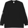 Polar Skate Co. Sad At Times L/S T-Shirt - black - front