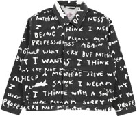 Polar Skate Co. Sad Notes Patrik Jacket - black/white
