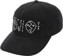Polar Skate Co. Split In Half Strapback Hat - black