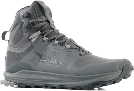 Altra Men's Lone Peak 9 Waterproof Mid Trail Running Shoes - black/gray - view large