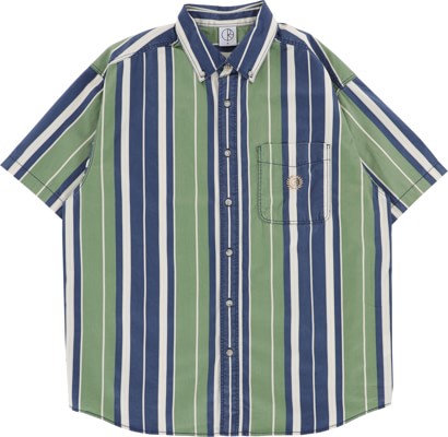 Polar Skate Co. Ted S/S Shirt - green/blue - view large