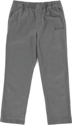 Independent Span Elastic Waist Pants - slate