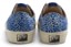 Last Resort AB VM003 - Canvas Low Top Skate Shoes - cracked blue/white - reverse
