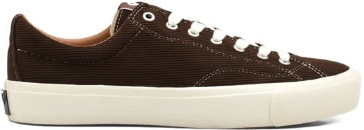 Last Resort AB VM003 - Cord Low Top Skate Shoes - dark brown/white - view large