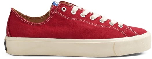 Last Resort AB VM003 - Suede Low Top Skate Shoes - old red/white - view large