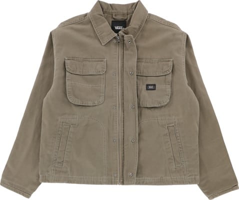 Vans Umber Pigment Canvas Jacket - aluminum - view large