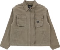 Vans Umber Pigment Canvas Jacket - aluminum