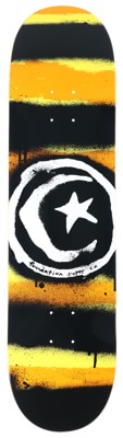 Foundation Star & Moon 8.25 Skateboard Deck - mustard - view large