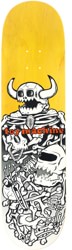 Toy Machine Dead Monster 8.25 Skateboard Deck - yellow