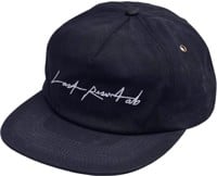 Last Resort AB Low Crown Snapback Hat - dark navy