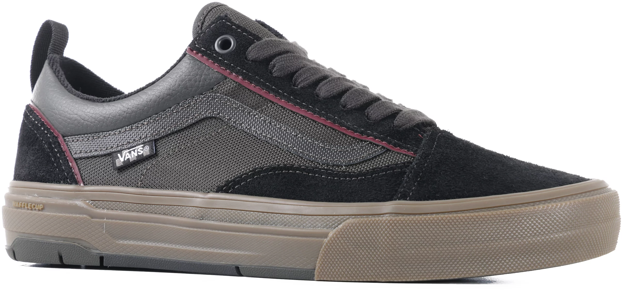 Vans OFF THE WALL Dark Grey 721454 Skateboard Shoe Waffle Gum Sole Size 6.5 Men Vans OFF THE WALL Dark Grey 721454 Skateboard Shoe Waffle  main image 4