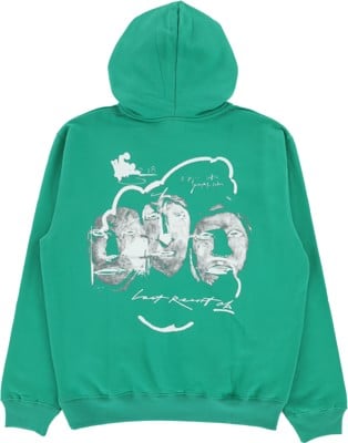 Last Resort AB Heads Hoodie - kelly green/white - view large