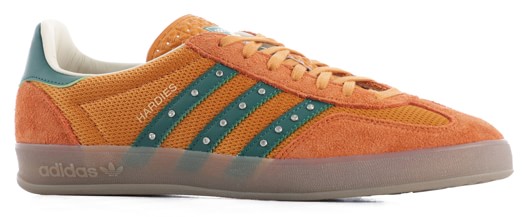 Adidas Gazelle Indoor Skate Shoes - (hardies)rustic orange/core green/gum5 - view large