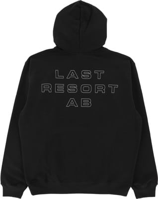 Last Resort AB Eurostyle Hoodie - black/white - view large