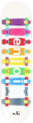 Enjoi Big Box Plastic Spectrum 8.25 Skateboard Deck - white