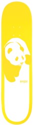 Enjoi Classic Panda 8.25 Skateboard Deck - yellow