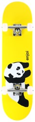 Enjoi Panda 7.5 Complete Skateboard - yellow