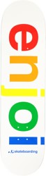 Enjoi Spectrum 8.25 Skateboard Deck - white