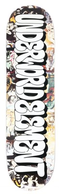Heritage Underworld Element Graffiti Scrapbook 8.5 Skateboard Deck - view large