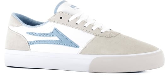 Lakai Manchester Skate Shoes - glacier grey/white - view large