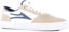 Lakai Manchester Skate Shoes - white/tan/navy