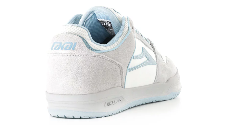 Lakai Telford Low Skate Shoes - grey suede/desaturated blue | Tactics