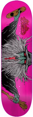Blood Wizard Flying Wizard 8.0 Skateboard Deck - pink - view large