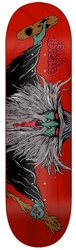 Blood Wizard Flying Wizard 8.0 Skateboard Deck - red