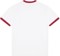 Last Resort AB Signature Ringer T-Shirt - white/old red - reverse