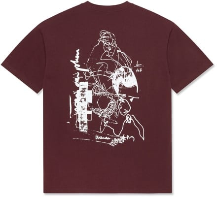 Last Resort AB FIG 16 T-Shirt - red/white - view large