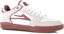 Lakai Telford Low Elite Skate Shoes - white suede/red cordura