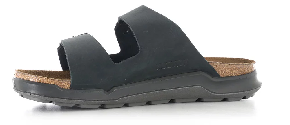 Birkenstock Arizona Crosstown Slide Sandals - black oiled  display picture 1