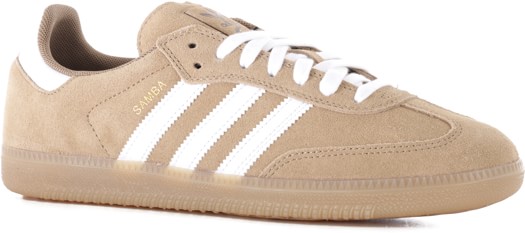 Adidas Samba ADV Skate Shoes - cardboard/footwear white/gum4 - view large