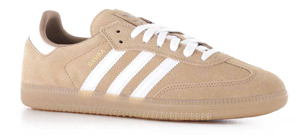 Adidas Samba ADV Skate Shoes - cardboard/footwear white/gum4 | Tactics