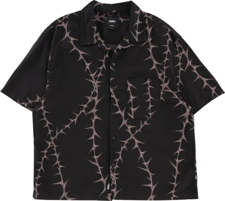 Vans Van Doren Printed Camp S/S Shirt - black - view large
