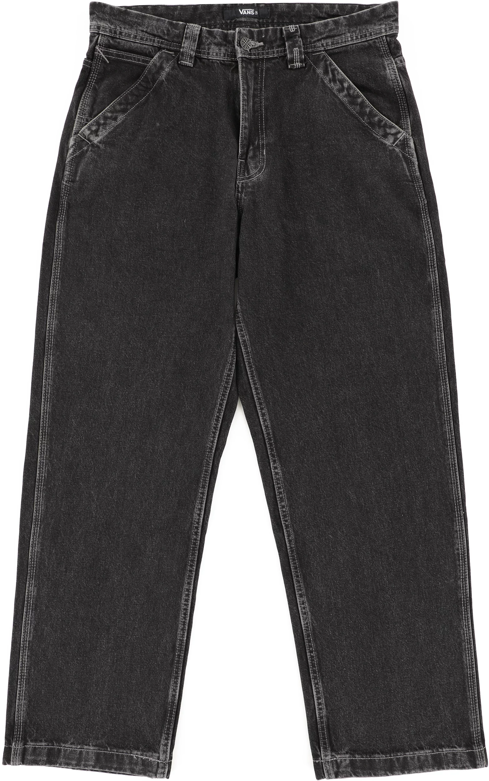 パンツ WANNA black denim Vans LX Chore Denim Jeans - black | Tactics